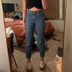 Vintage Lee High-Waisted Denim Jeans